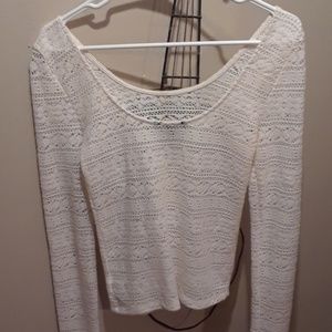 long sleeve shirt u can see through